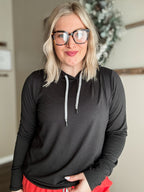 Verity Yoga Hoodie - Black