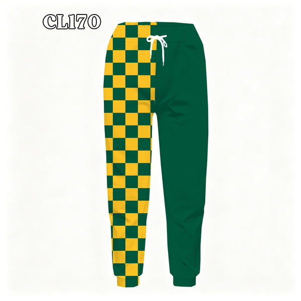 PREORDER Spiritwear Checkered Split Leg Bottom - NDSU BISON