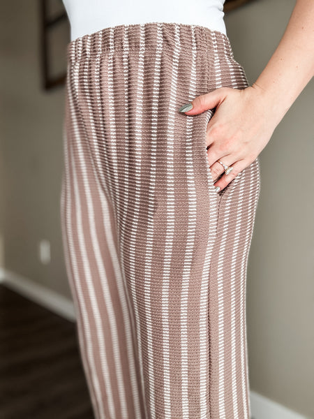 Zahara Ribbed Wide Leg Pant