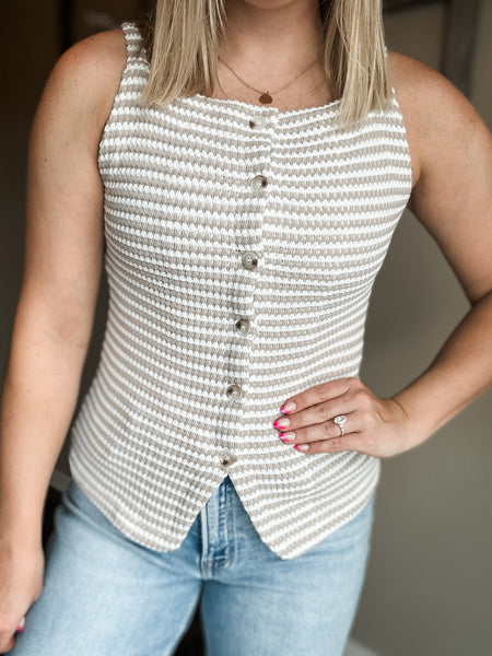 Caprielle Split Hem Tank