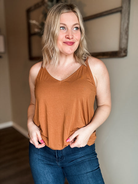 Meesa Modal Cami Top - Camel