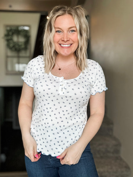 Deliah Ditsy Floral Top