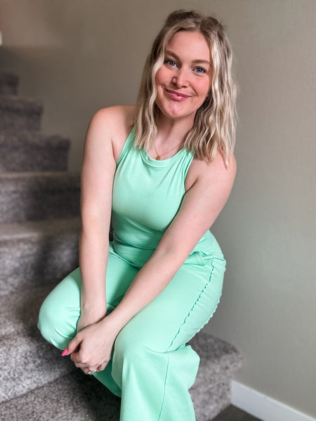 PREORDER Solenne Ribbed Tank & Pant Set