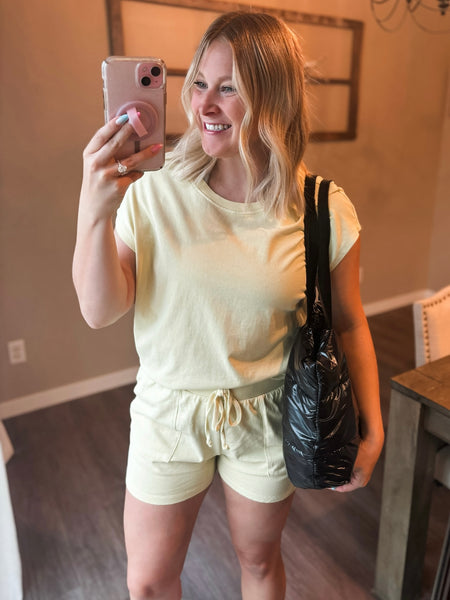 Jessla Two Piece Set - Banana Yellow