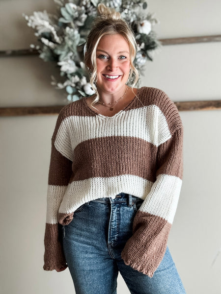 Harlo Two Tone Sweater