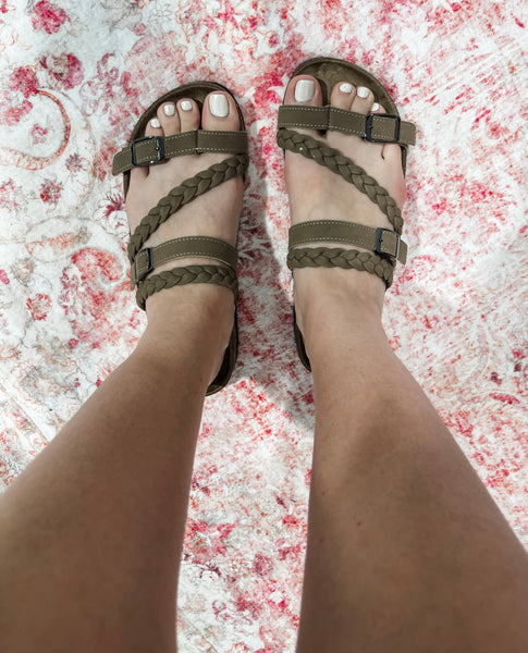 Bork Braided Sandal - Taupe