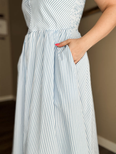Bayside Brunch Midi Dress - SIZE MEDIUM