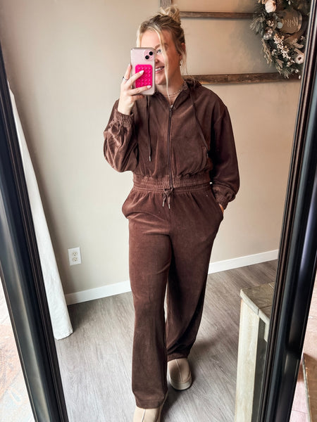 Rietta Velour Sweats Set