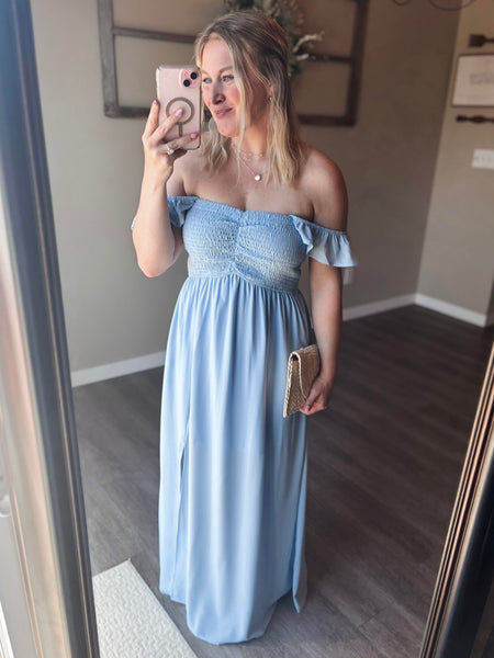 PREORDER Forever Yours Off Shoulder Dress
