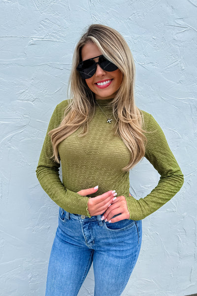 Karly Lace Long Sleeve - 4 Color Options