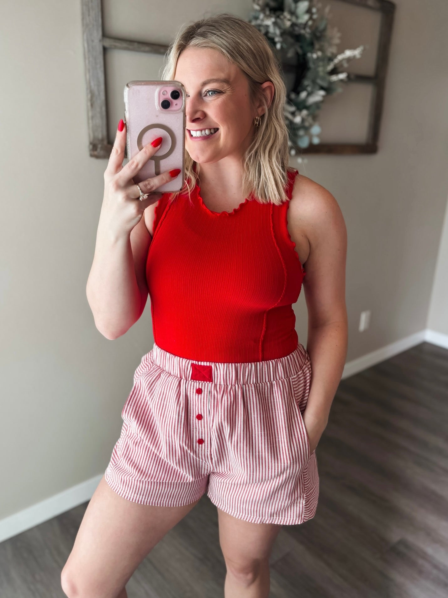 Winnie Boxer Shorts - Red