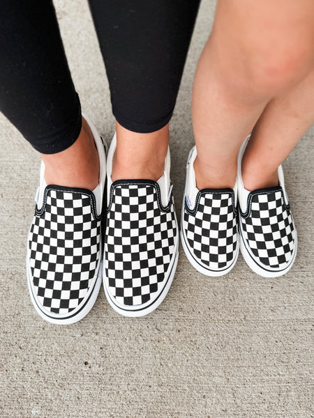 PREORDER Indy Checkered Slip On Sneaker - Adult