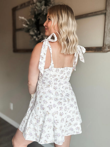 Luella Floral Tie Strap Romper