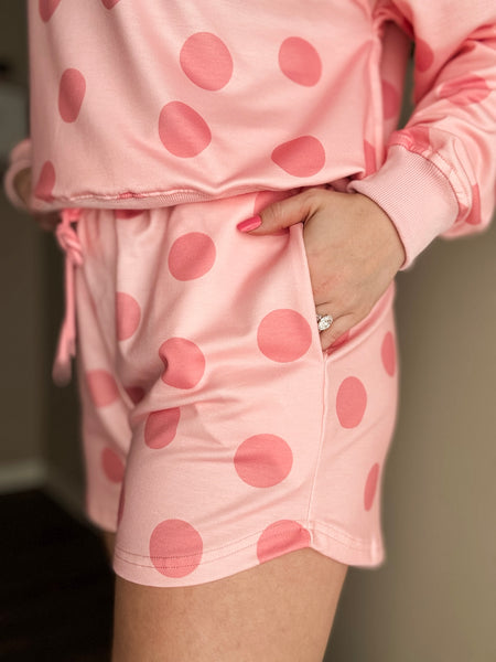 PREORDER Dotty Darling Short & Pullover Set