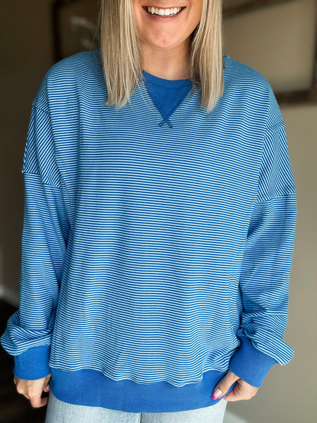 PREORDER Dellie Stripe Pullover