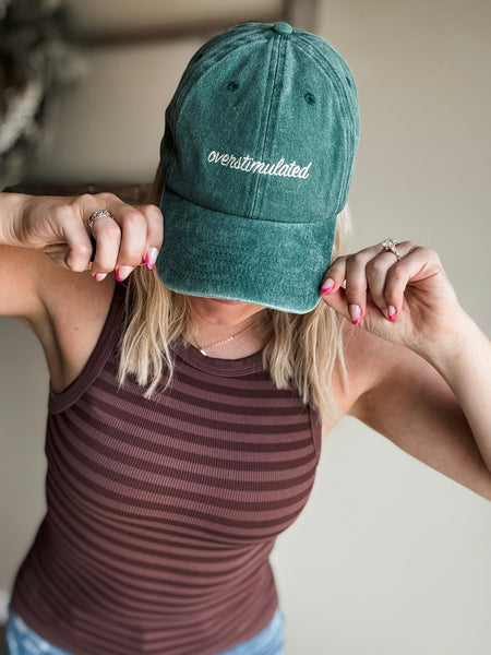 Embroidered Baseball Cap - Green