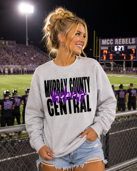PREORDER Spiritwear Crewneck Sweatshirt - Murray County Central Rebels