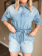 Wylie Denim Romper