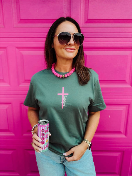 Mabli Chunky Beaded Necklace - Hot Pink
