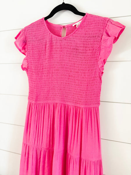 Analise Midi Dress - Pink