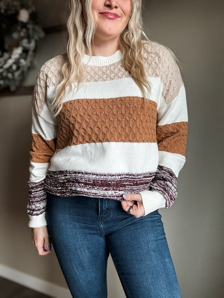 Morgan Bold Stripe Sweater