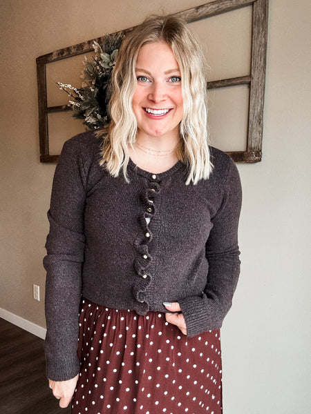 PREORDER Lovett Polka Dot Lace Skirt
