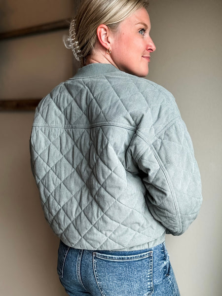 Vinny Corduroy Bomber Jacket