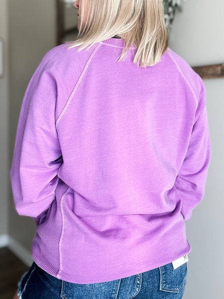 Shea Crewneck Sweatshirt - Lt Plum