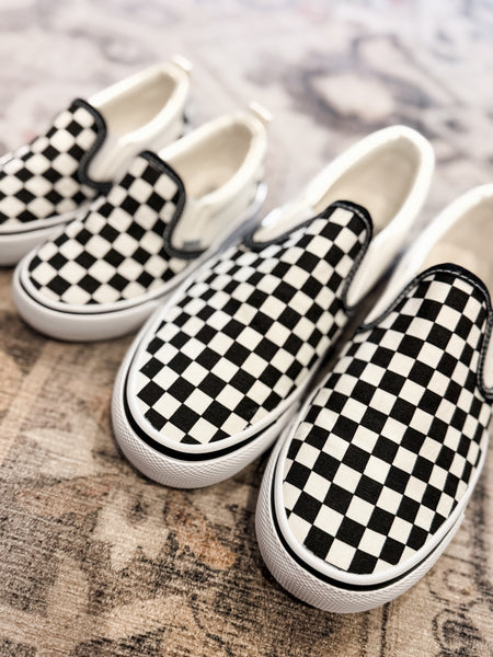 PREORDER Indy Checkered Slip On Sneaker - Adult