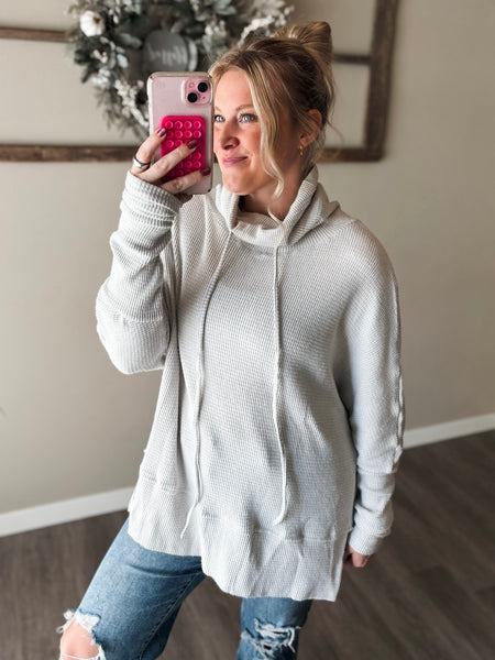 Macie Cowl Neck Sweater - SIZE MEDIUM