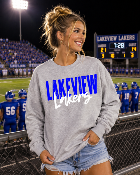PREORDER Spiritwear Crewneck Sweatshirt - Lakeview Lakers