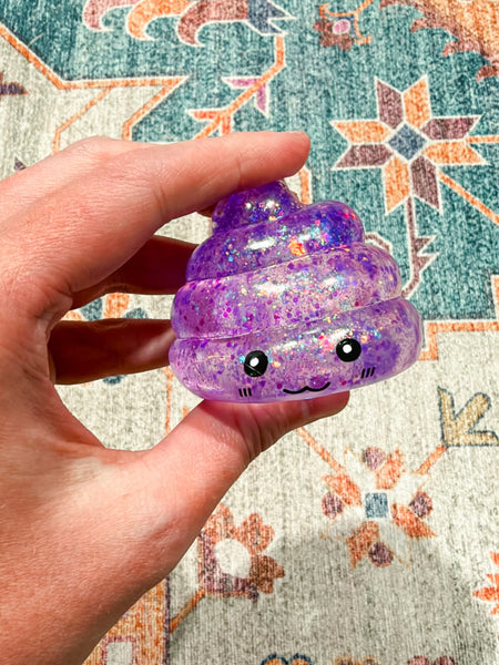 Poop Squishy - Purple