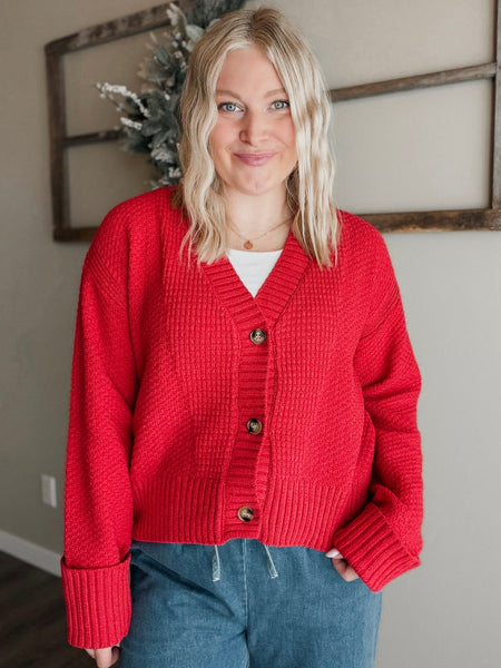 Lilibet Textured Knit Cardigan