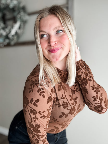 PREORDER Evani Floral Lace Top