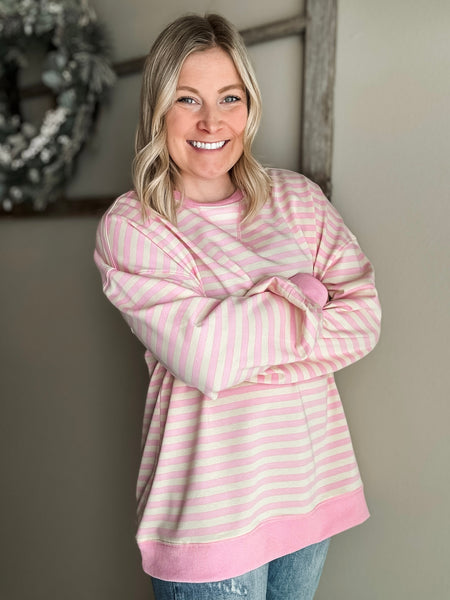 Lillia Striped Sweatshirt