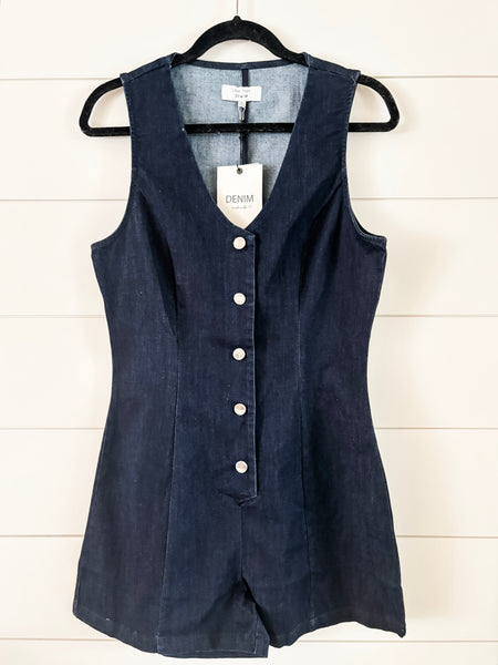 Bluebird Denim Romper