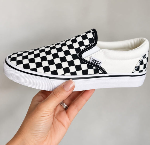 PREORDER Indy Checkered Slip On Sneaker - Adult