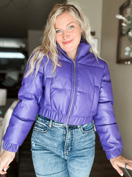 Violetta Puffer Bomber Jacket