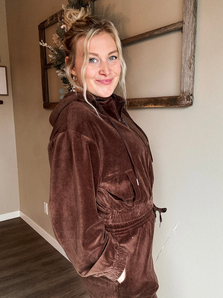 Rietta Velour Sweats Set