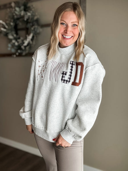 PREORDER WWJD Mock Neck Sweatshirt