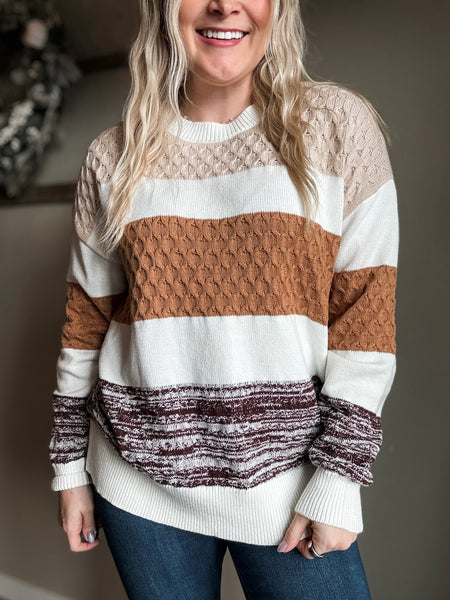 Morgan Bold Stripe Sweater