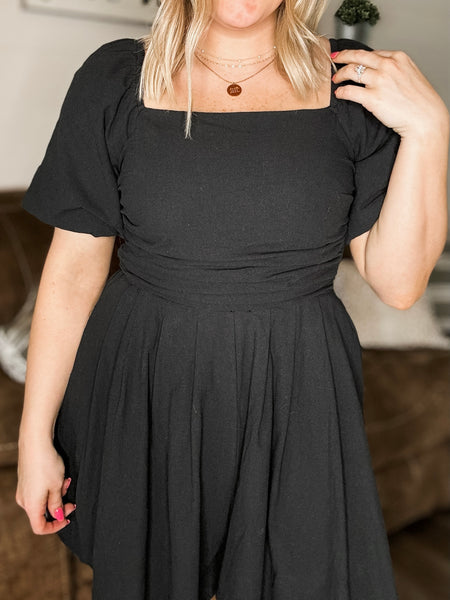 PREORDER Stella Puff Sleeve Romper