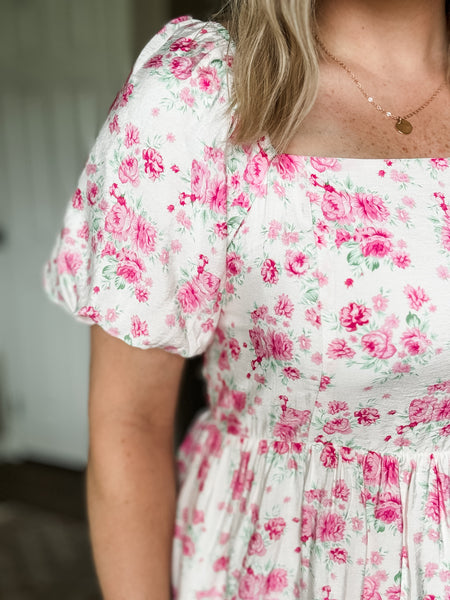 PREORDER Petal Promise Floral Ribbon Dress