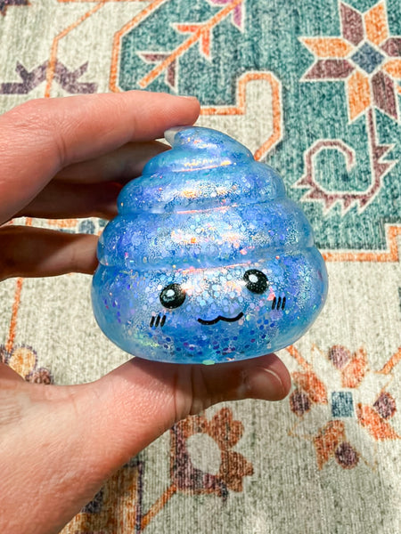 Poop Squishy - Blue