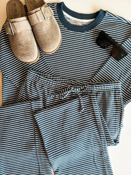 Merrin Stripe Lounge Set