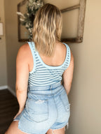 Hallee Striped Tank - SIZE MEDIUM