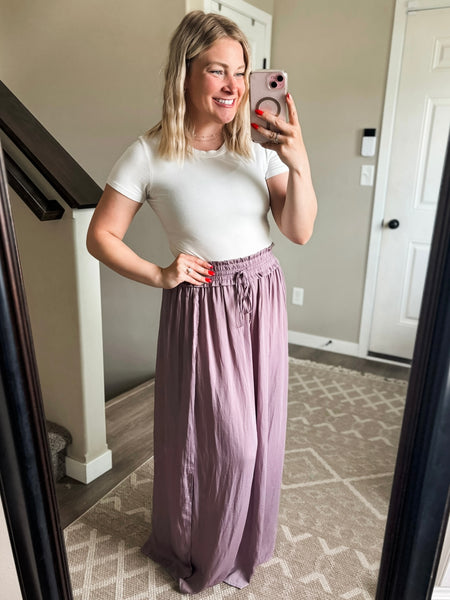 Erica Maxi Skirt - Dusty Purple