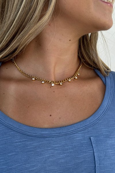 Davina Dangle Chain Necklace