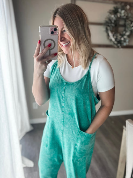 Joanna Washed Jumper - Green