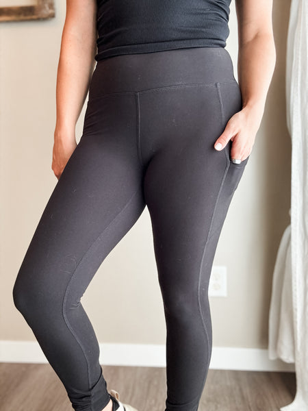 Kalia Perfect Comfort Leggings - Black - SIZE SMALL